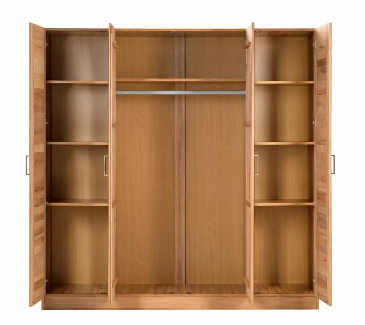moebel-store24 Kleiderschrank Tollo 4S (Kernbuche) zeitloses günstig online kaufen