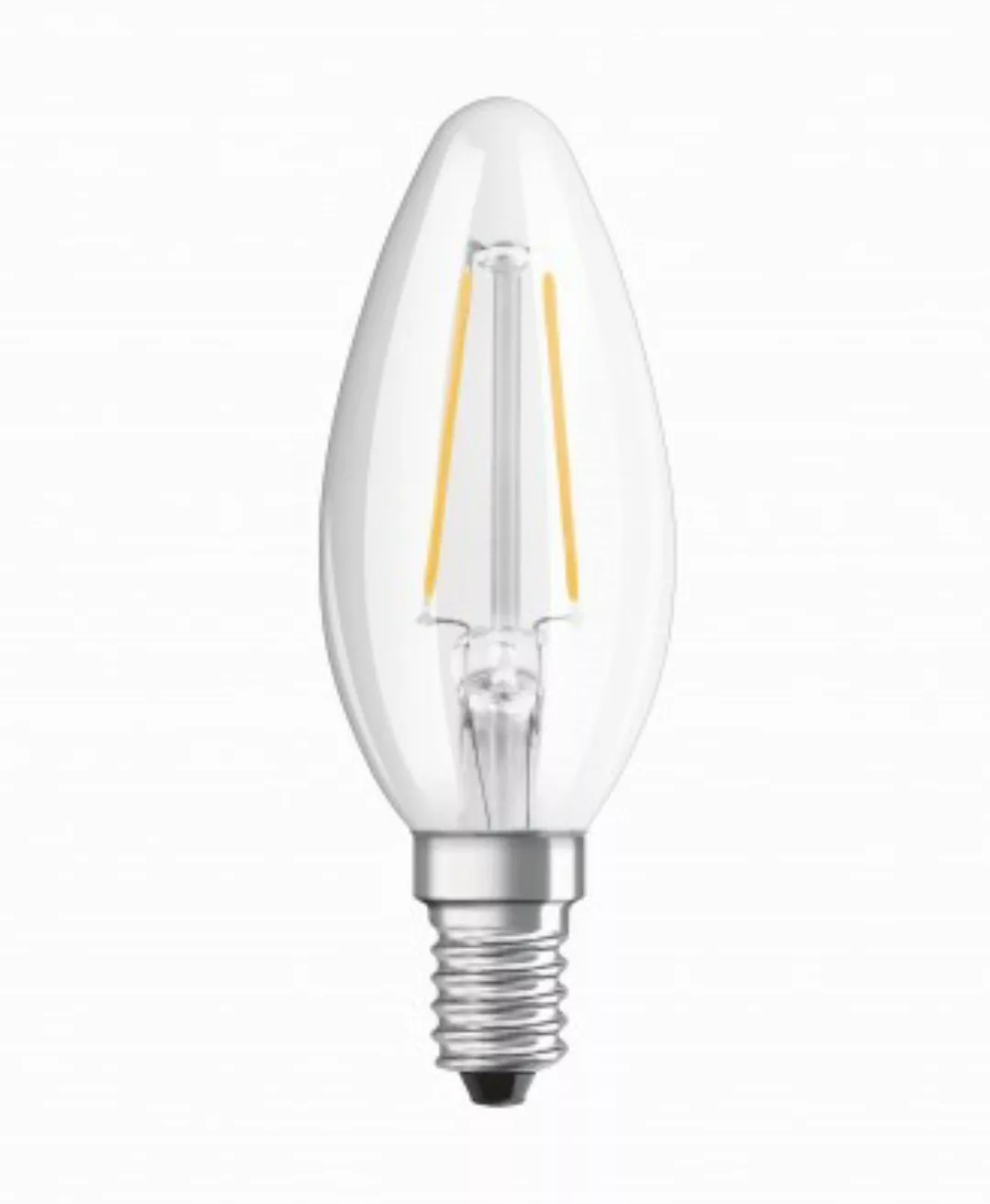 OSRAM LED STAR CLASSIC B 25 BLI Warmweiß Filament Klar E14 Kerze günstig online kaufen