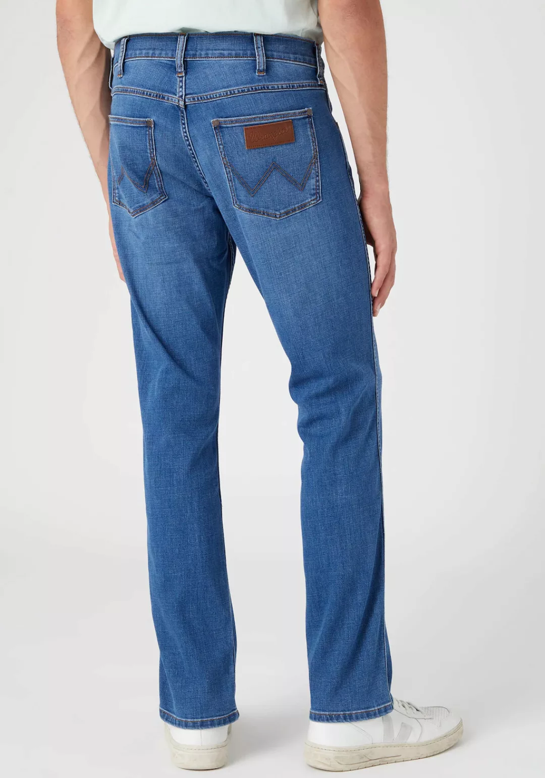 Wrangler Herren Jeans GREENSBORO - Regular Fit - Blau - Softwear günstig online kaufen