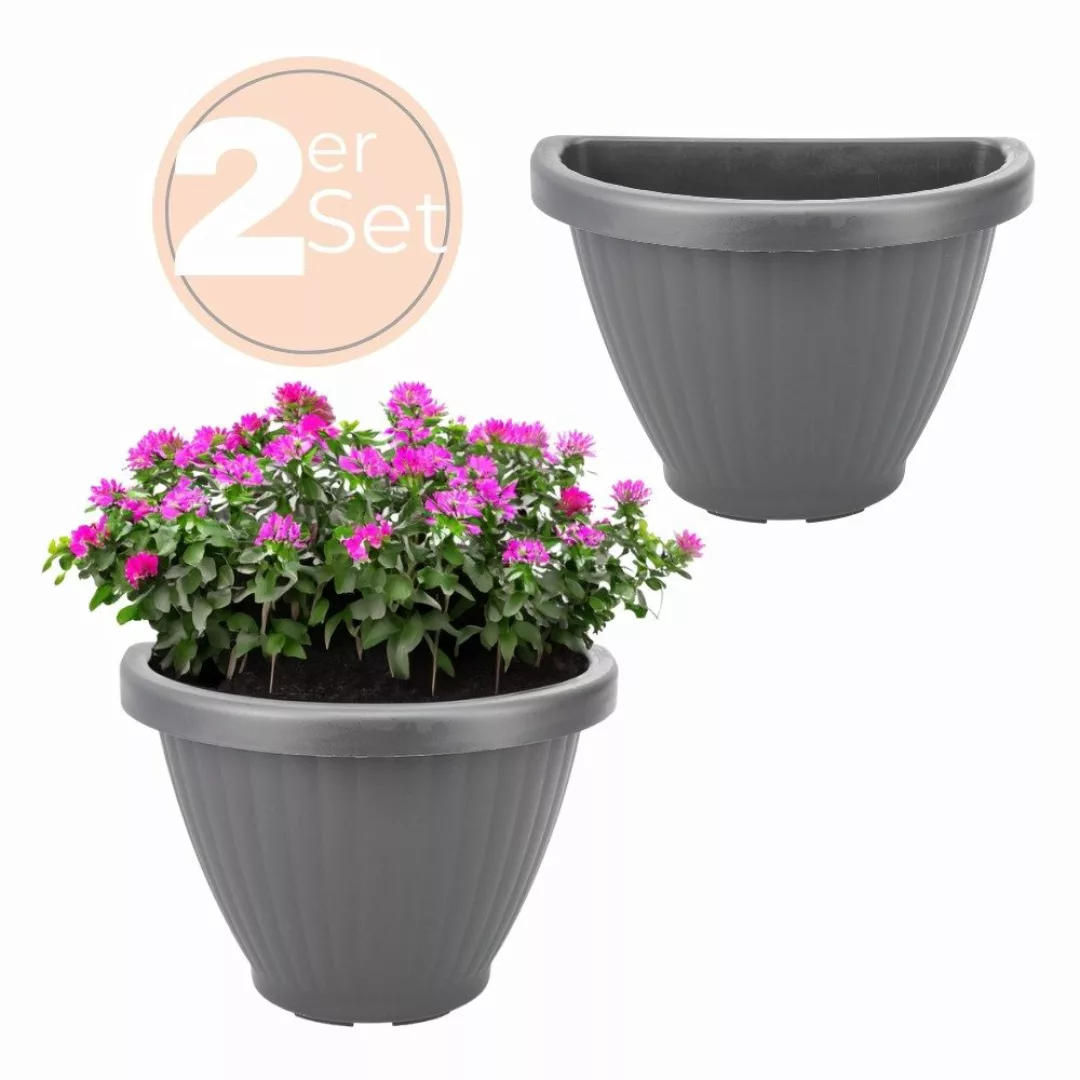 GarPet Blumentopf 2x Blumentopf Wand Blumen günstig online kaufen