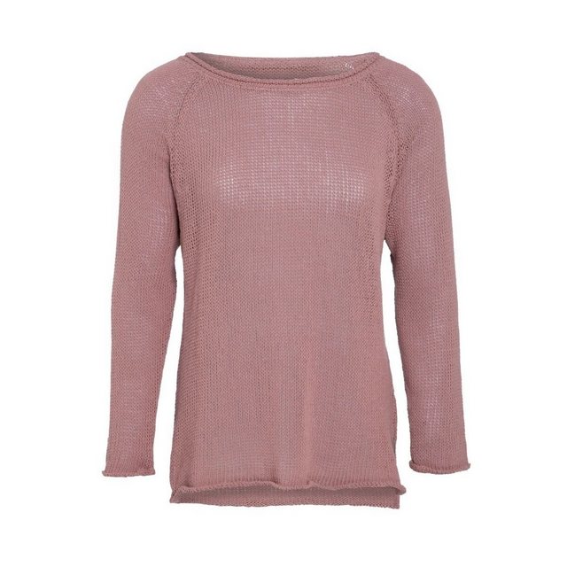 Knit Factory Strickponcho Jasmin Pullover 40/42 Glatt Rosa (1-tlg) Strickwa günstig online kaufen