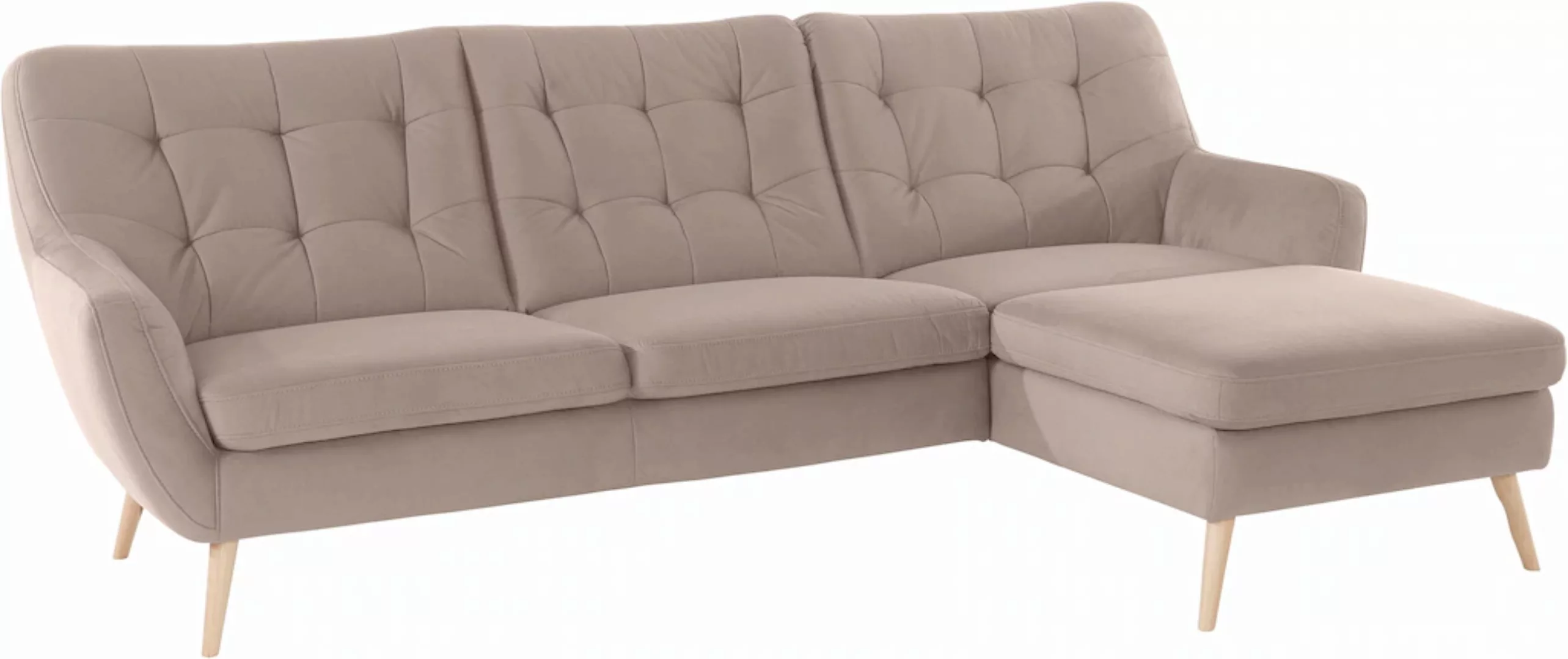 exxpo - sofa fashion Ecksofa "Scandi, bequem, aufwendige Rückenpolsterung f günstig online kaufen