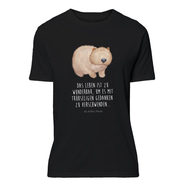 Mr. & Mrs. Panda T-Shirt Wombat - Schwarz - Geschenk, Tiere, gute Laune, Lu günstig online kaufen