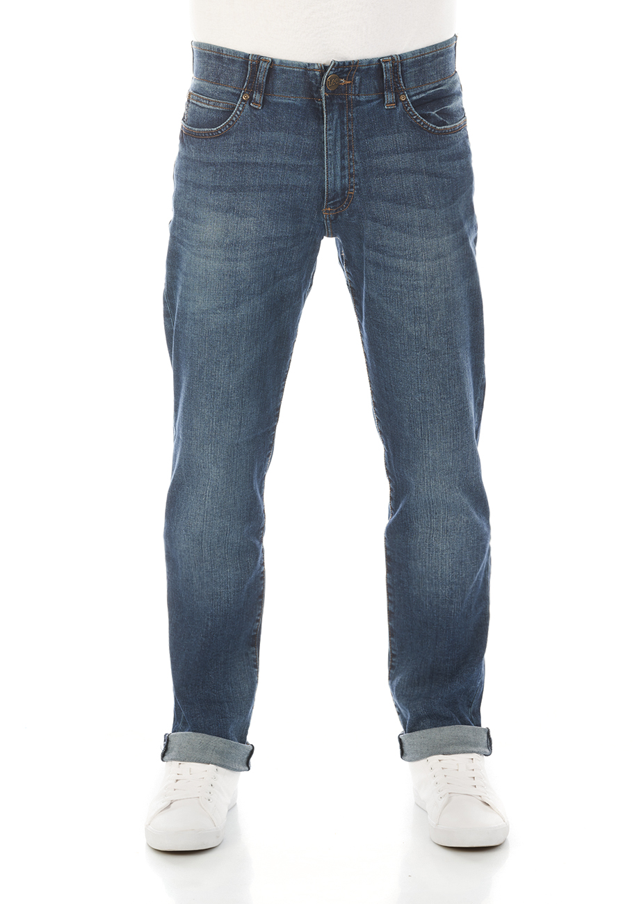 Lee Herren Jeans Extreme Motion - Straight Fit - Schwarz - Black günstig online kaufen