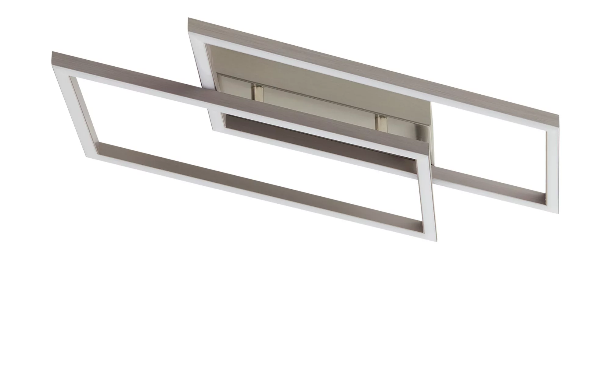 Paul Neuhaus LED-Deckenleuchte Inigo Stahl 2-flammig 53,8 cm x 24,2 cm günstig online kaufen