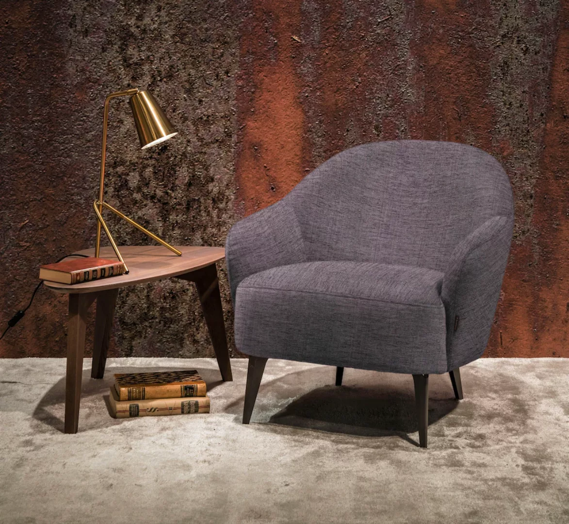 furninova Sessel "Paloma Loungesessel, Designsessel", mit Chromfuß, im skan günstig online kaufen