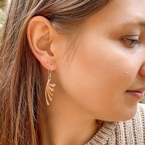 Silber Ohrringe Flügel Fair-trade Und Handmade günstig online kaufen