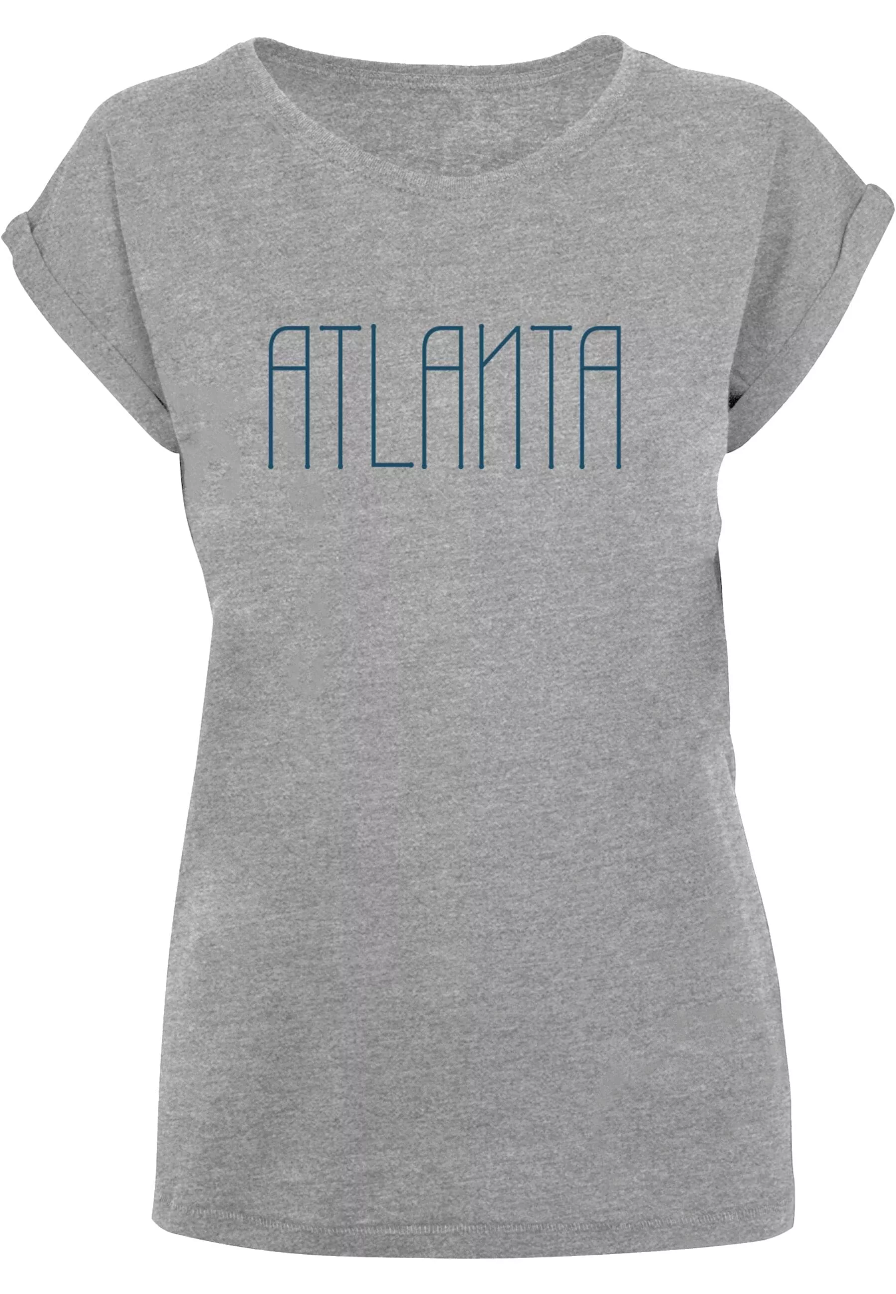 Merchcode T-Shirt "Merchcode Damen Ladie Atlanta Extended Shoulder Tee" günstig online kaufen