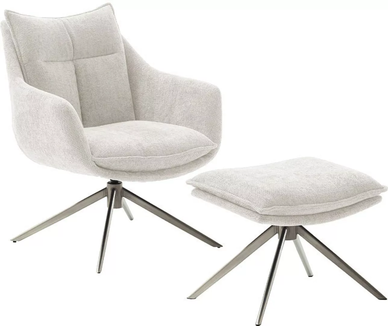 MCA furniture Loungesessel "PARKER Drehstuhl mit Armlehnen", (Set, 2 St.) günstig online kaufen