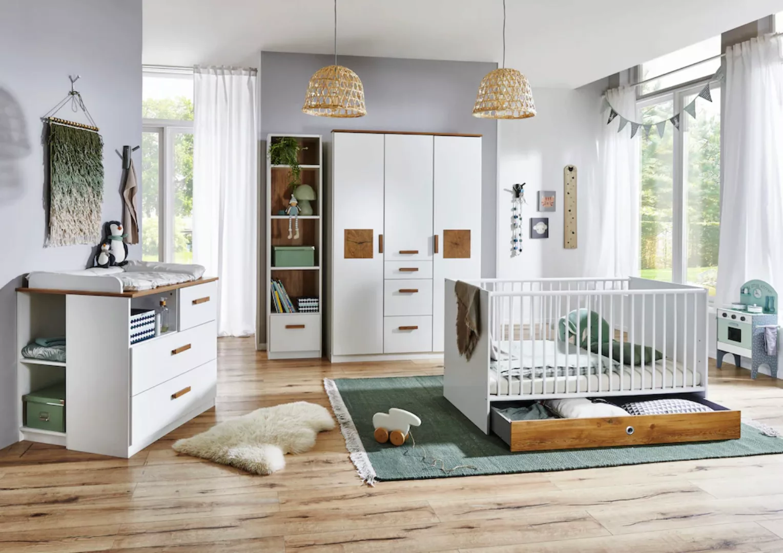 Wimex Babybett "Gotland", mit Schlupfsprossen günstig online kaufen