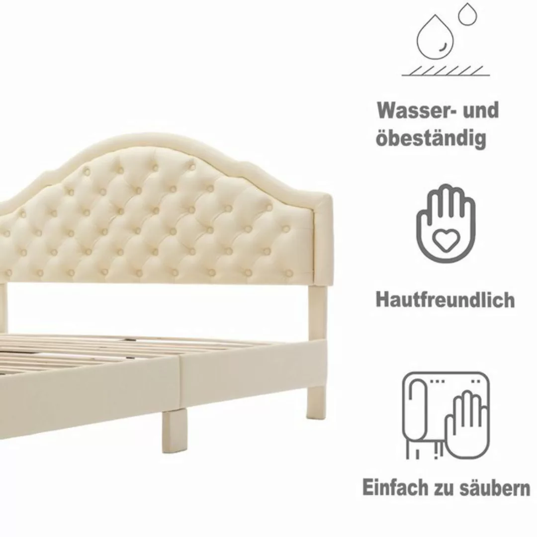 OKWISH Polsterbett Bett Stauraumbett Tagesbett Kinderbett (ohne Matratze, m günstig online kaufen