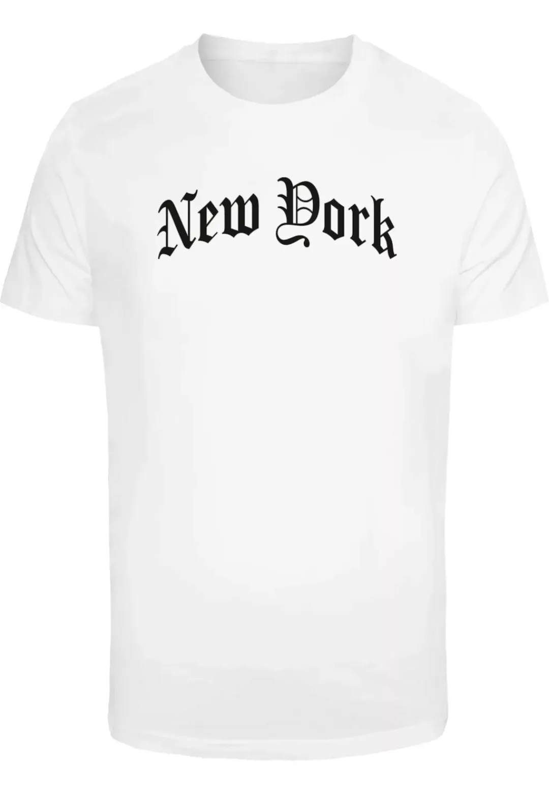 MisterTee T-Shirt "MisterTee Herren New York Wording Tee" günstig online kaufen