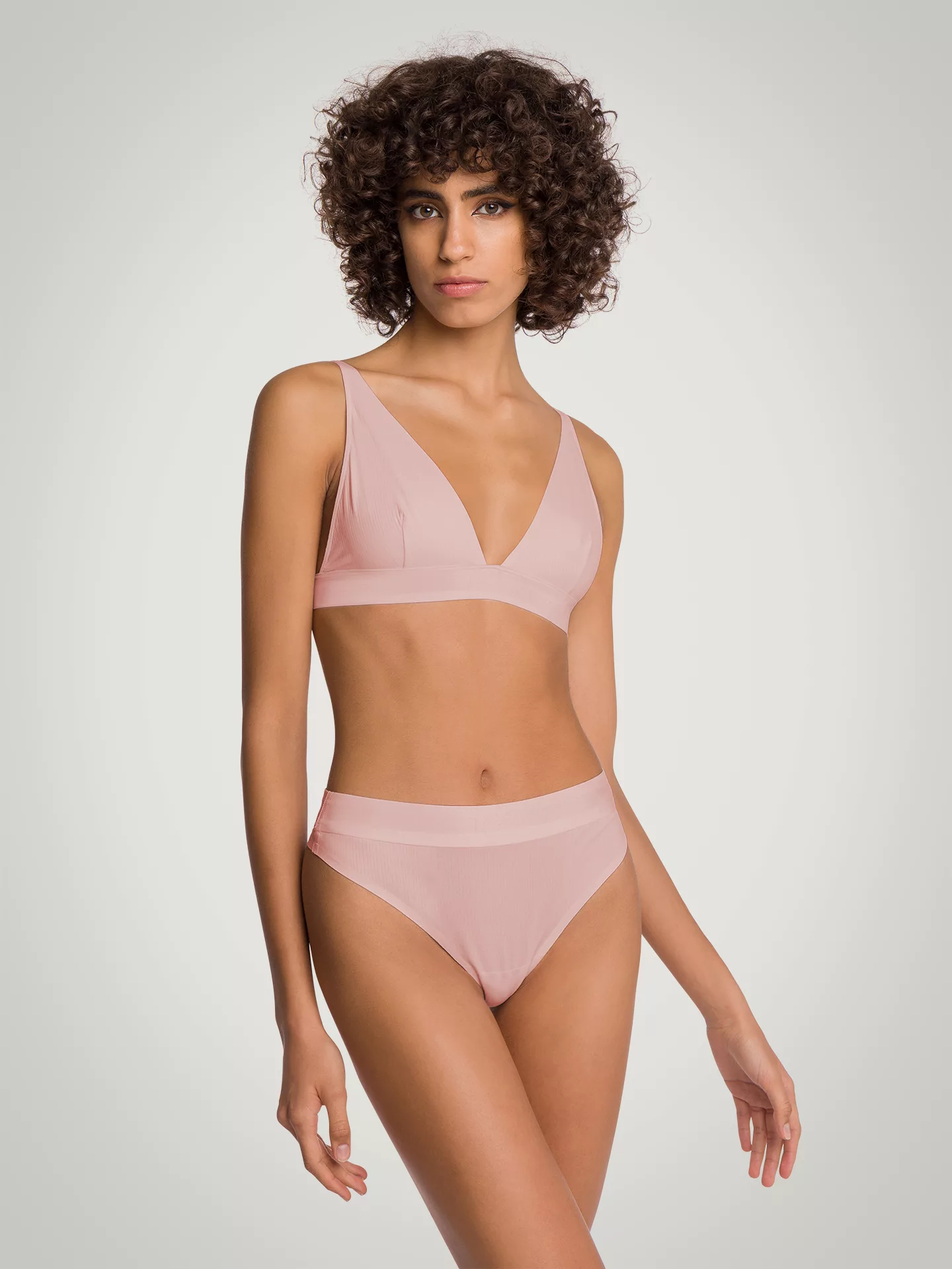 Wolford - Beauty Cotton Triangle Bra, Frau, powder pink, Größe: S günstig online kaufen