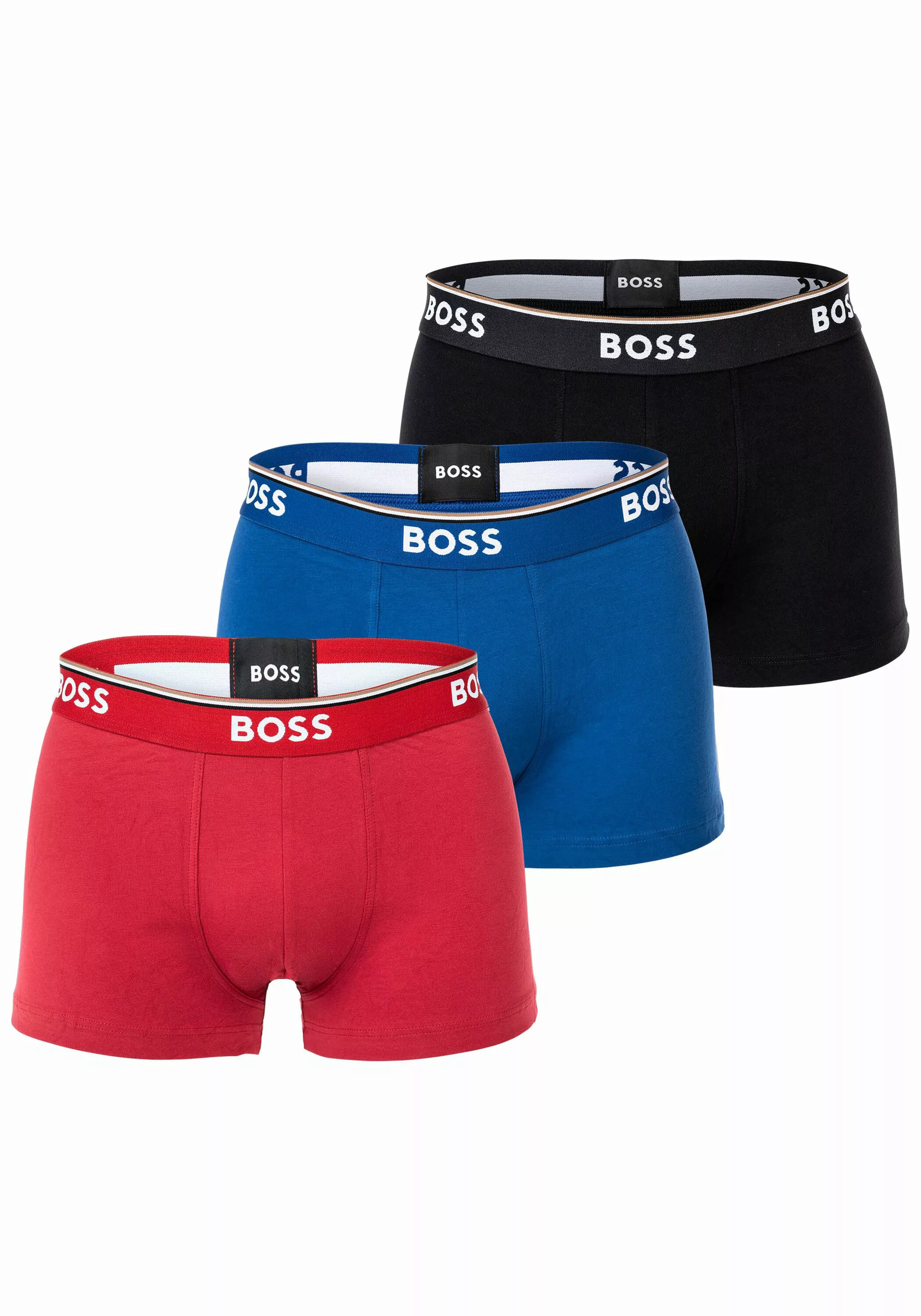 BOSS Boxer, (Packung, 3 St., 3er-Pack), mit BOSS Schriftzug auf dem Bund günstig online kaufen