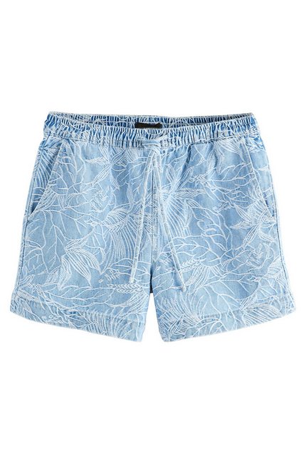 Next Jeansshorts Kurzärmeliges Jeanshemd aus 100 % Baumwolle (1-tlg) günstig online kaufen