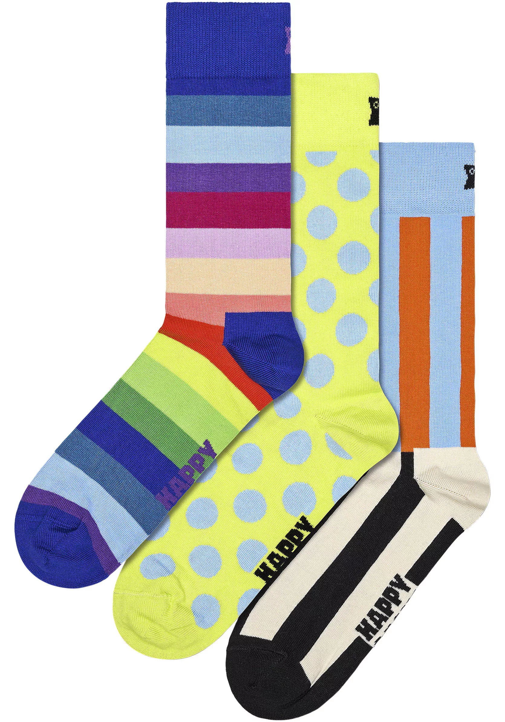 Happy Socks Socken, (3 Paar), Multicolor Gift Set günstig online kaufen