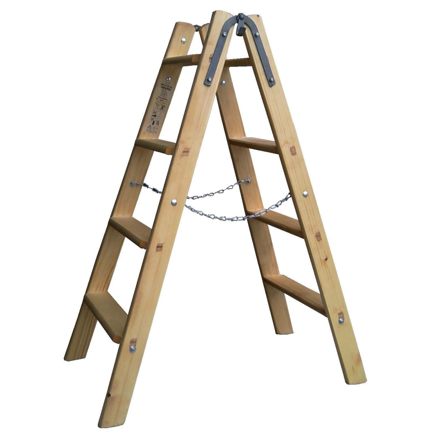 PROREGAL Stufenstehleiter Ohne Ablage Made in Germany 2 x 4 Stufen 1,1 m Lä günstig online kaufen