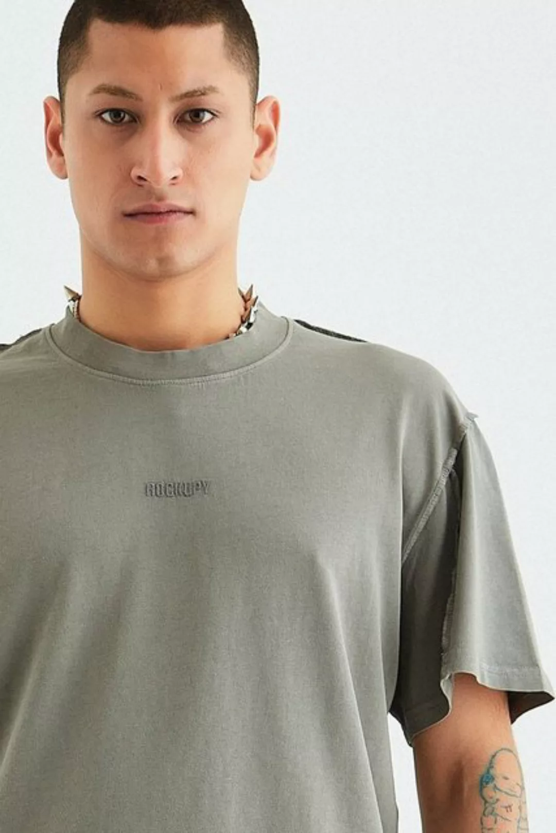 Rockupy T-Shirt für Herren in Grau "Lukas günstig online kaufen