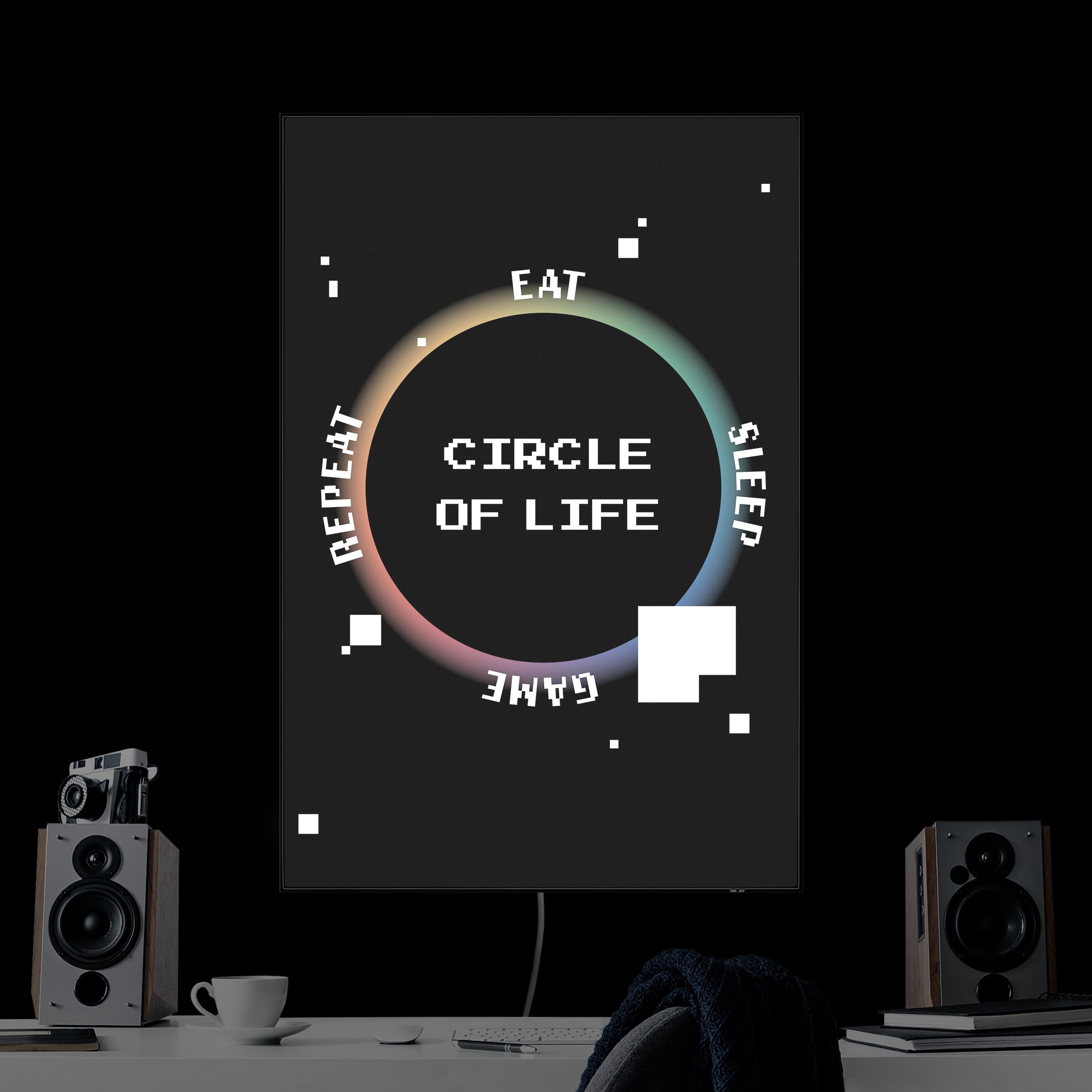 LED-Wechselbild Klassik Videospiel Circle of Life günstig online kaufen