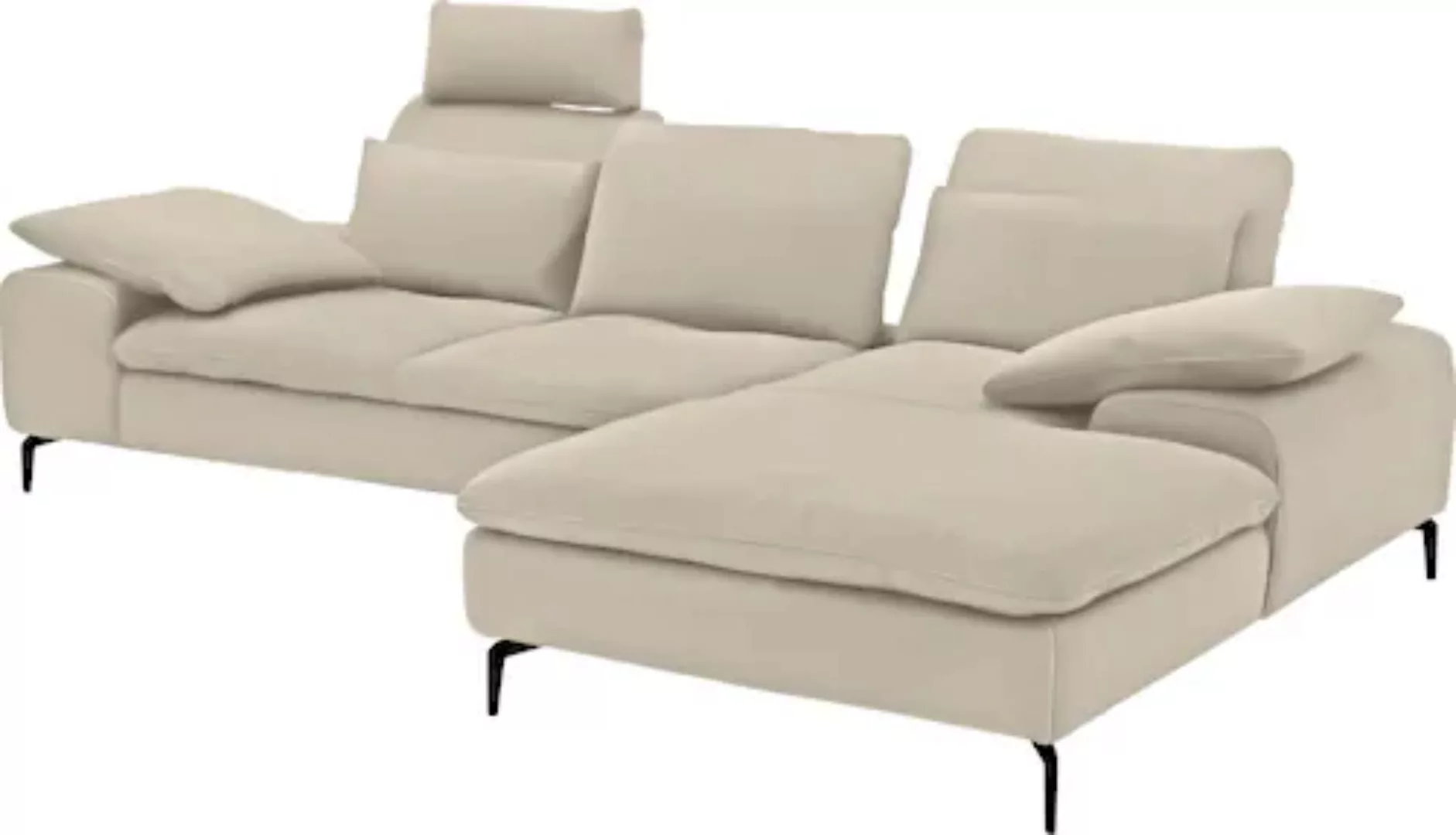 W.SCHILLIG Ecksofa »valentinoo«, (Set), inklusive Hocker, mit Sitztiefenver günstig online kaufen