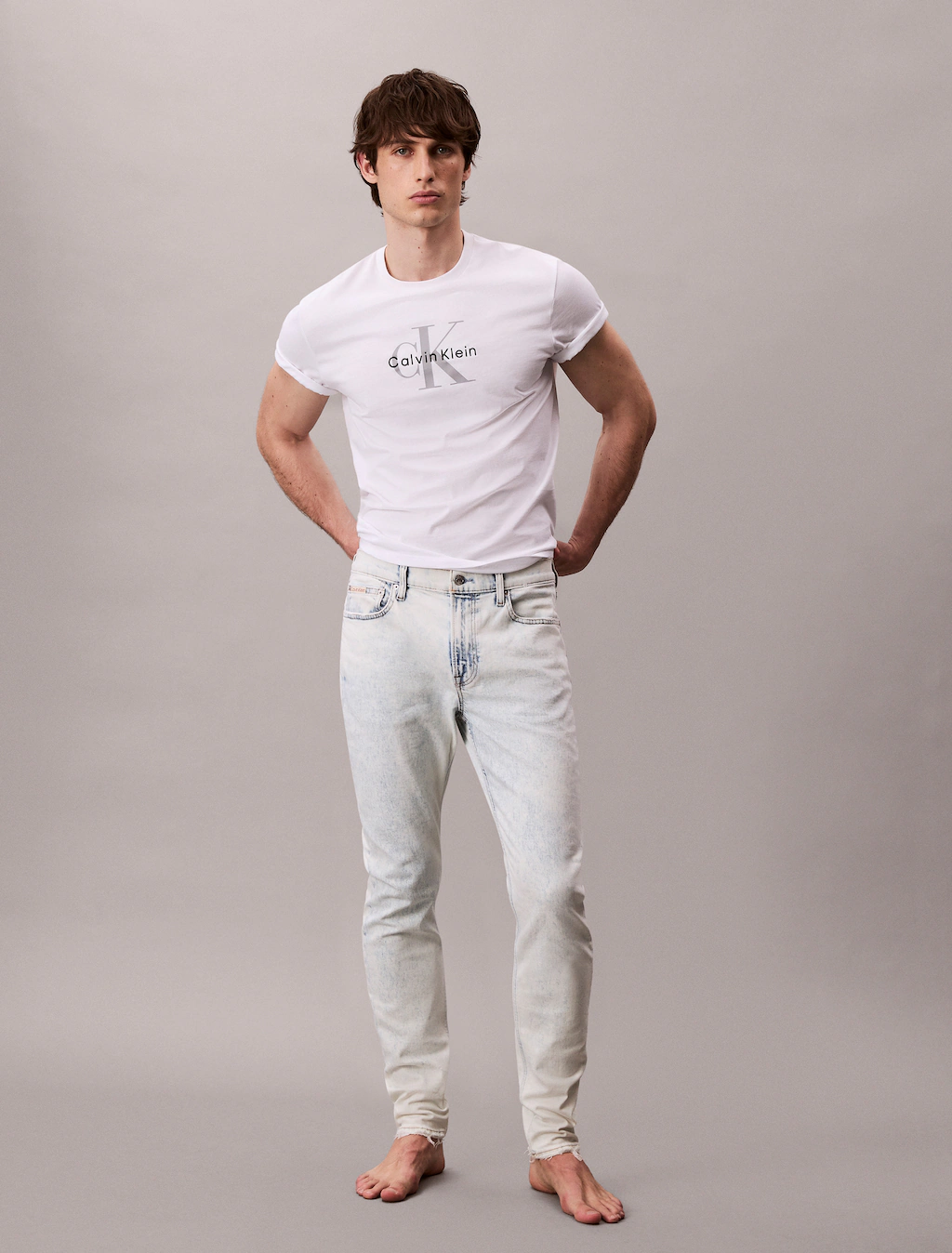 Calvin Klein Jeans Slim-fit-Jeans "SLM TPR", Mit Gürtelschlaufen günstig online kaufen