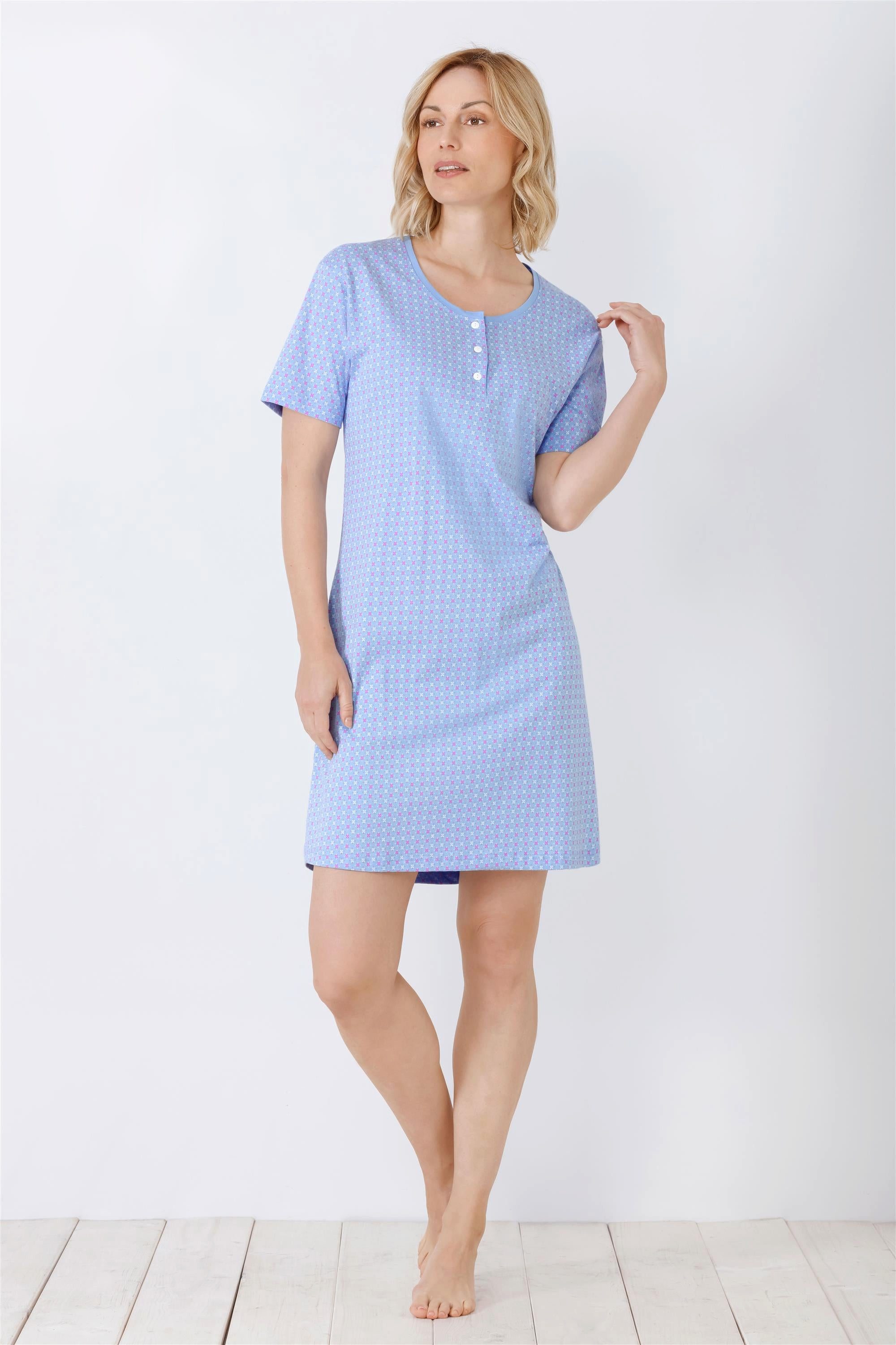 Hajo Sleepshirt Damen Sleepshirt, Premium Cotton günstig online kaufen
