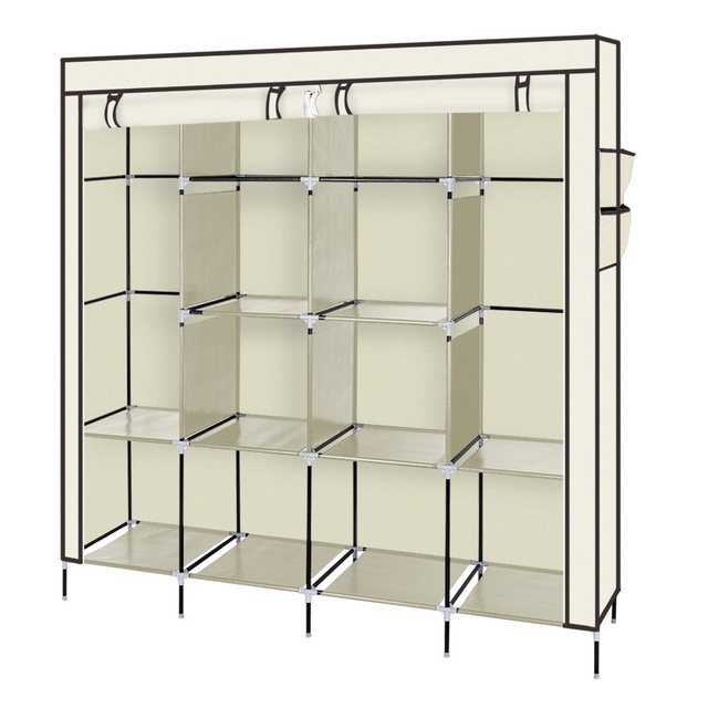 FCH Kleiderschrank Stoffschrank mit Kleiderstange faltbare, 169.5 x 44 x 16 günstig online kaufen