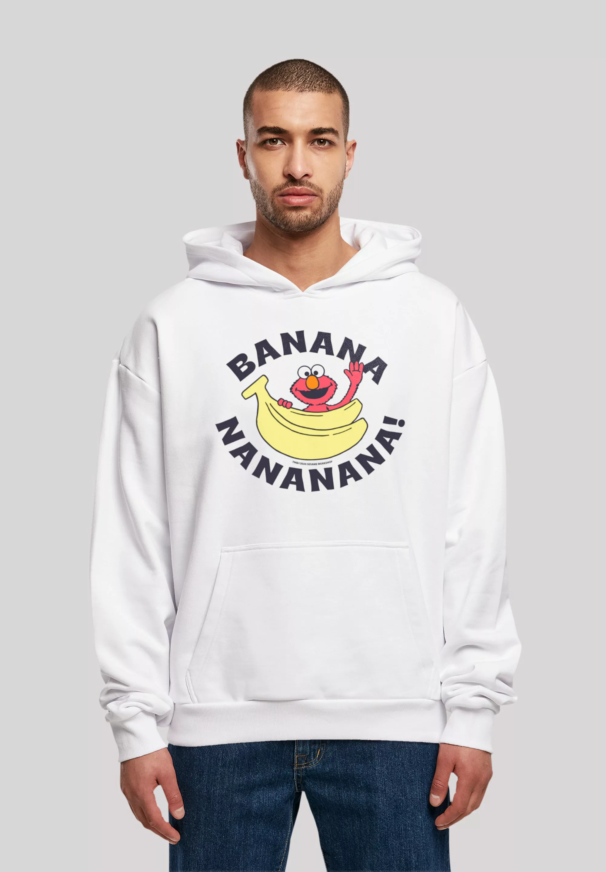 F4NT4STIC Kapuzenpullover "Sesamstraße Elmo Banana", Premium Qualität günstig online kaufen