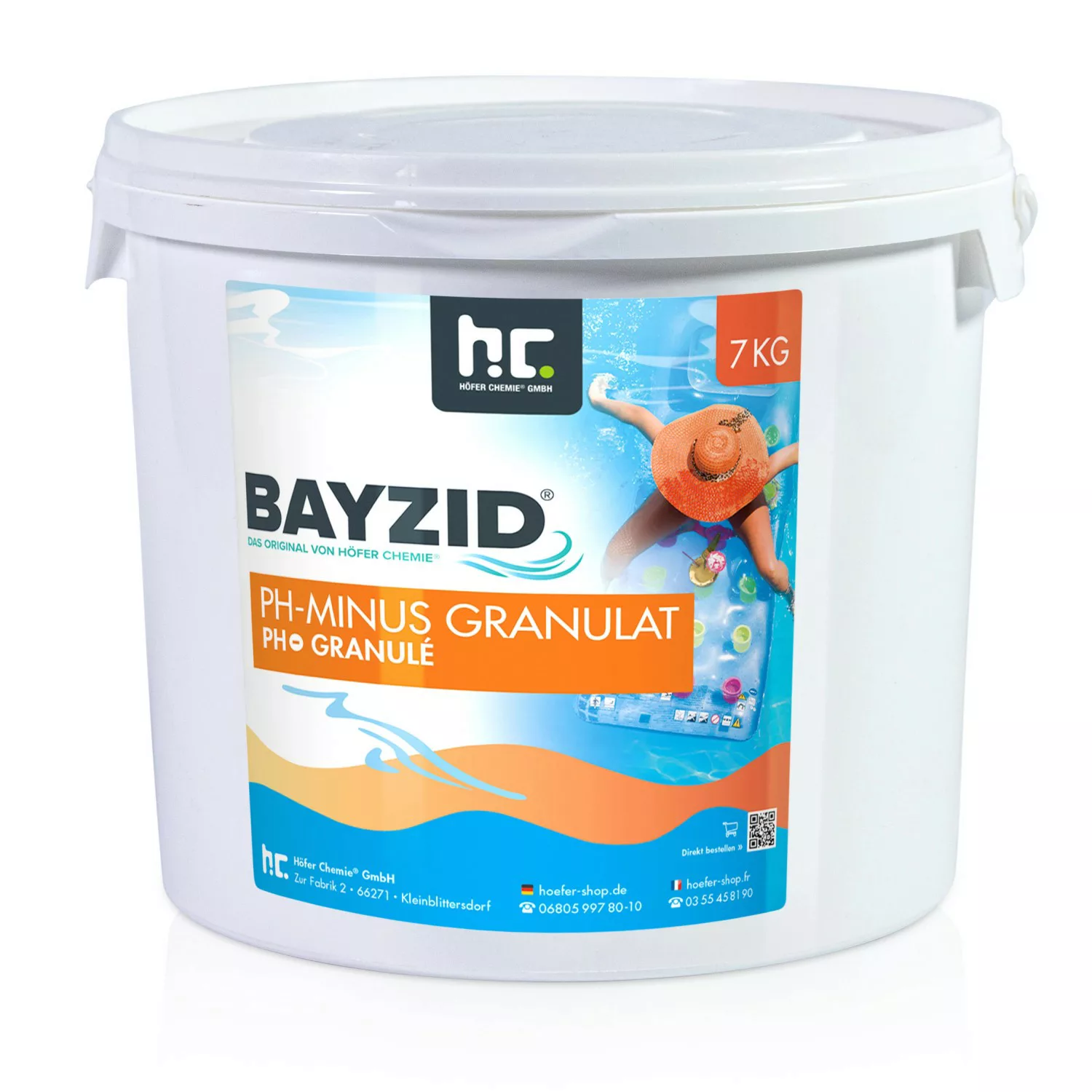 Bayzid pH Minus Granulat für den Pool 7kg günstig online kaufen