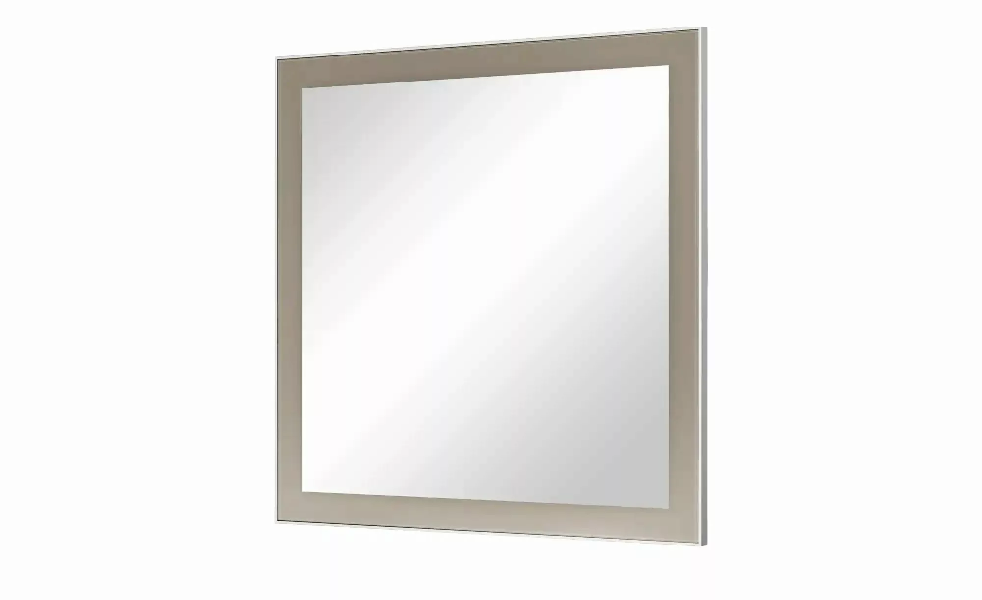 Spiegel 80 x 77 cm Duna ¦ beige ¦ Glas,Aluminium,Holzwerkstoff ¦ Maße (cm): günstig online kaufen