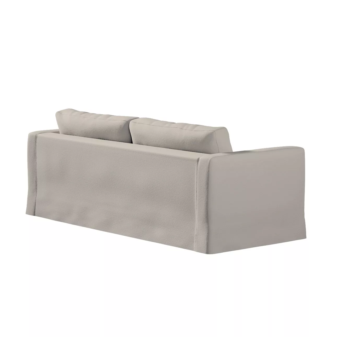 Bezug für Karlstad 3-Sitzer Sofa nicht ausklappbar, lang, hellbeige, Bezug günstig online kaufen