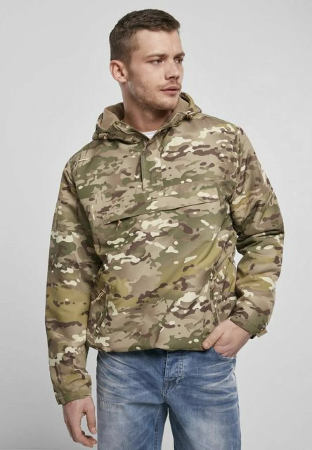 Brandit Anorak Brandit Herren Fleece Pull Over Windbreaker (1-St) günstig online kaufen