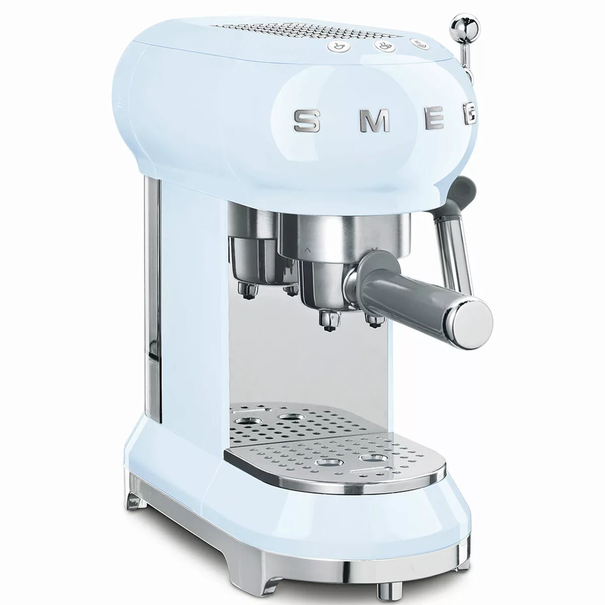 Smeg - ECF01 Espresso Kaffeemaschine mit Siebträger - hellblau/pastellblau/ günstig online kaufen