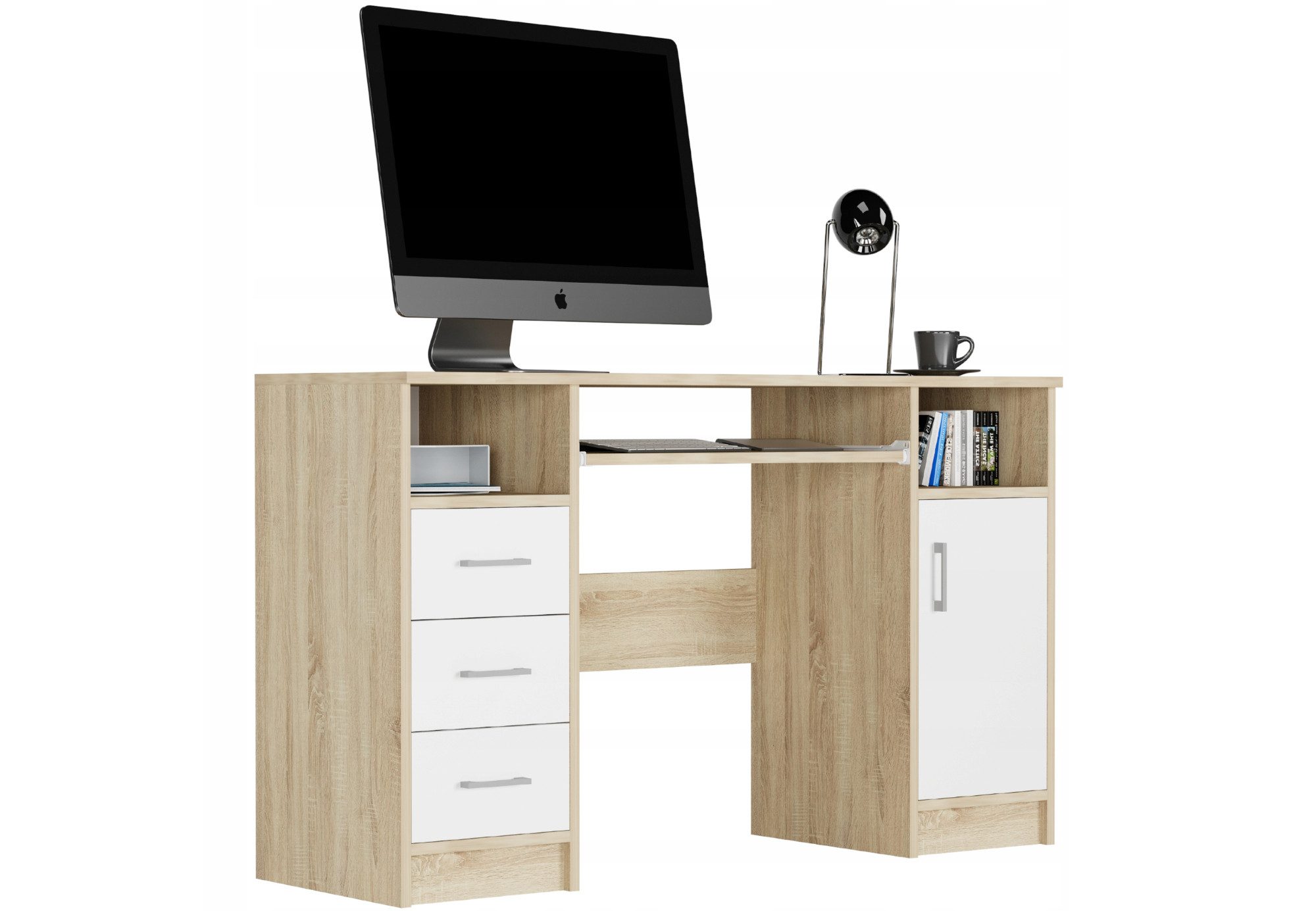 Home Collective Schreibtisch mit 3 Schubladen, günstig online kaufen