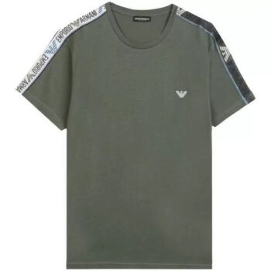 Emporio Armani  T-Shirts & Poloshirts Lounge Eagle Tape T-Shirt - Military günstig online kaufen