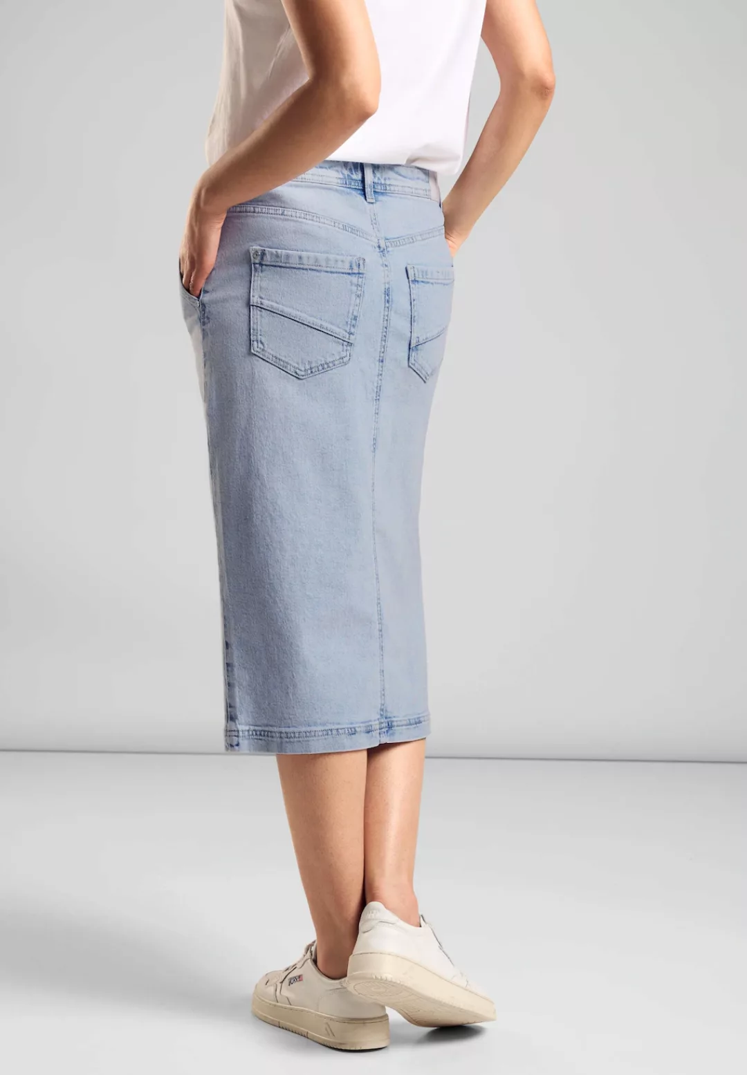 STREET ONE Jeansrock, High Waist günstig online kaufen