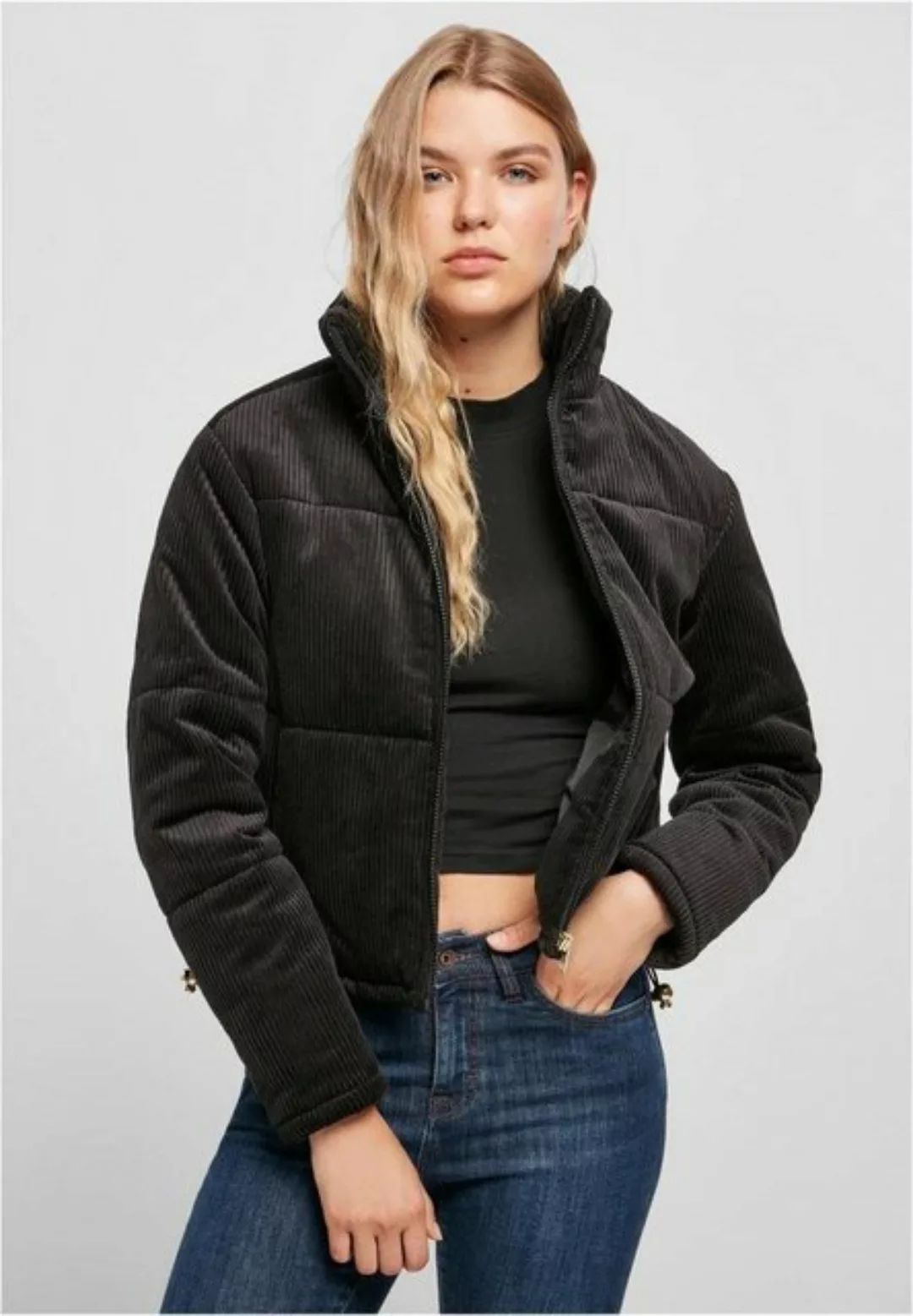URBAN CLASSICS Winterjacke "Damen Ladies Corduroy Puffer Jacket", (1 St.), günstig online kaufen