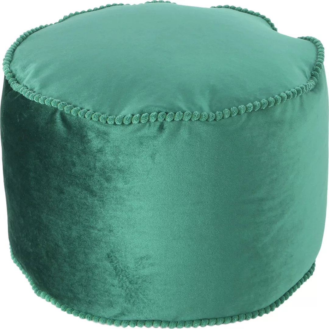 Kayoom Stauraumhocker "Pouf Taj Mahal 125, trendige samtige Oberfläche", (1 günstig online kaufen