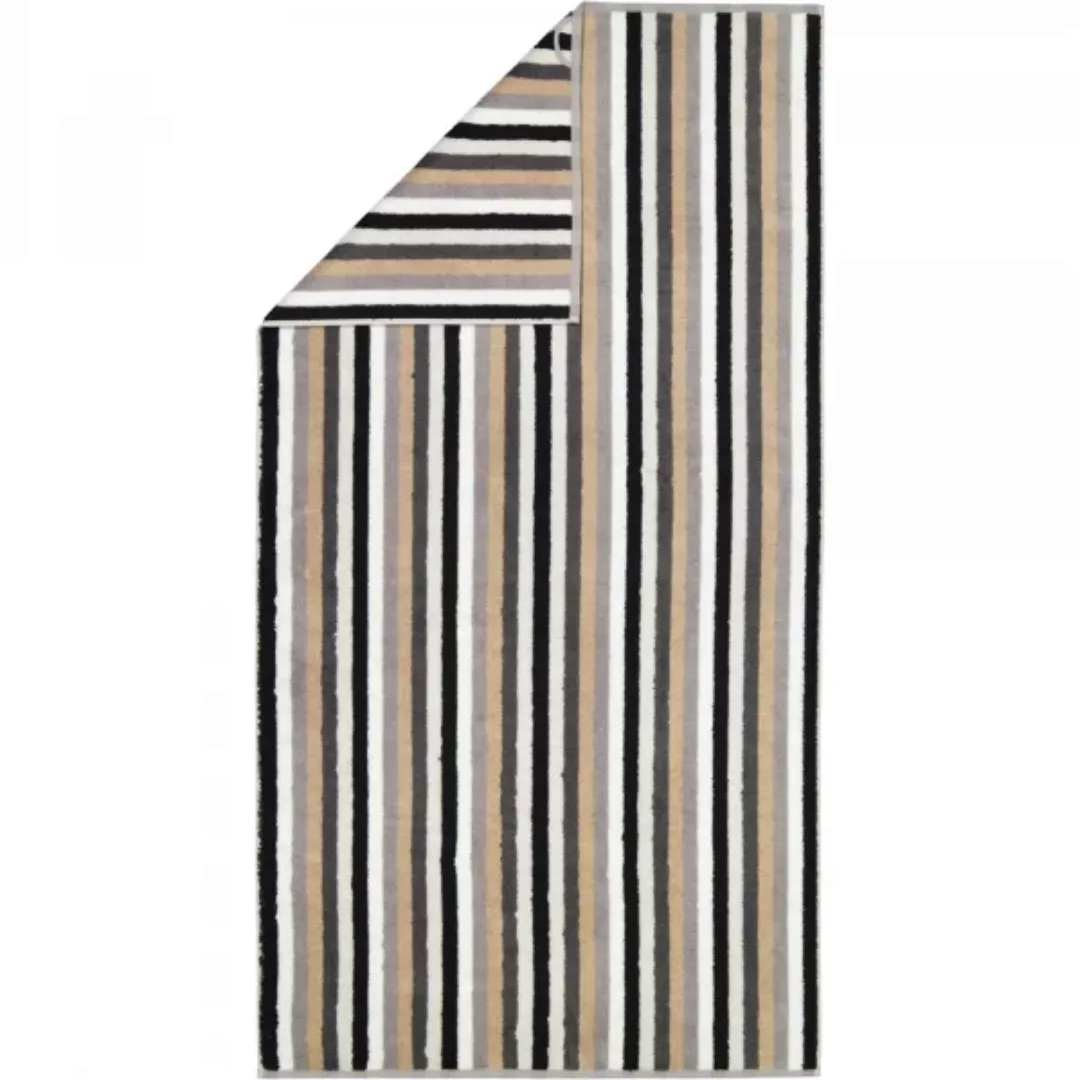 Cawö Handtücher Shades Streifen 6235 - Farbe: stein - 77 - Duschtuch 70x140 günstig online kaufen