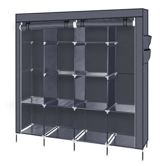 VINGLI Stoffschrank Offener Kleiderschrank Stoff, 169,5 x 45 x 181,5 cm Sto günstig online kaufen