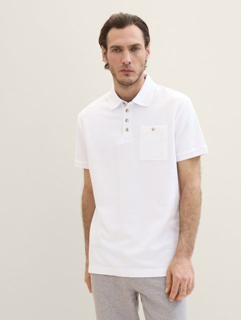 TOM TAILOR Poloshirt Poloshirt mit Struktur günstig online kaufen