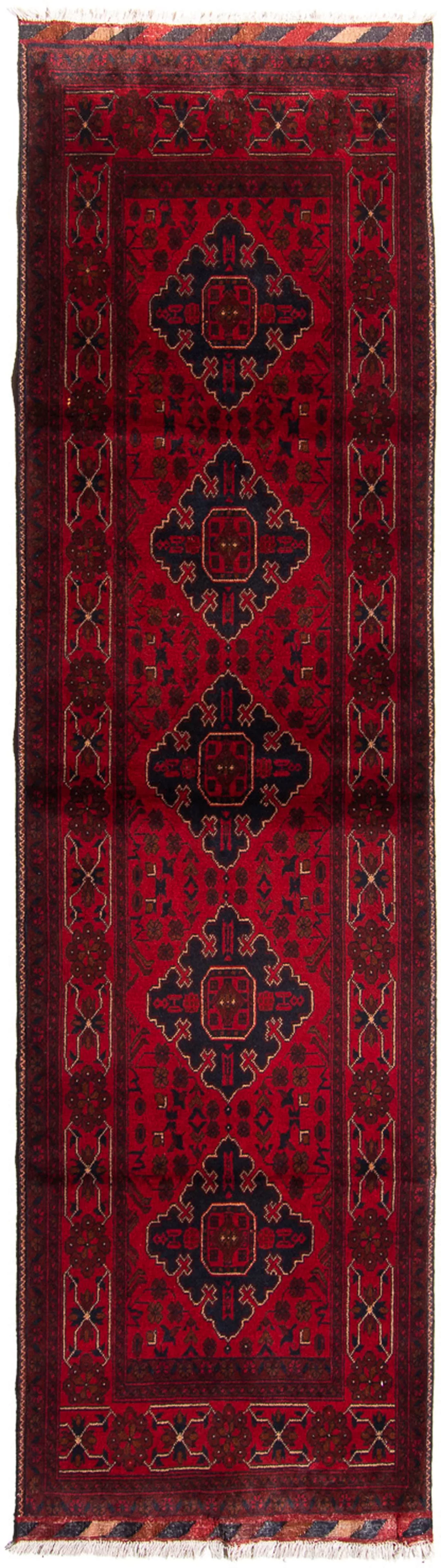 morgenland Orientteppich »Afghan - Kunduz - 299 x 81 cm - dunkelrot«, recht günstig online kaufen
