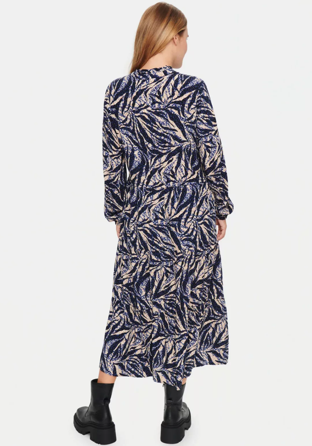 Saint Tropez Sommerkleid EdaSZ Maxi Dress mit Volant günstig online kaufen