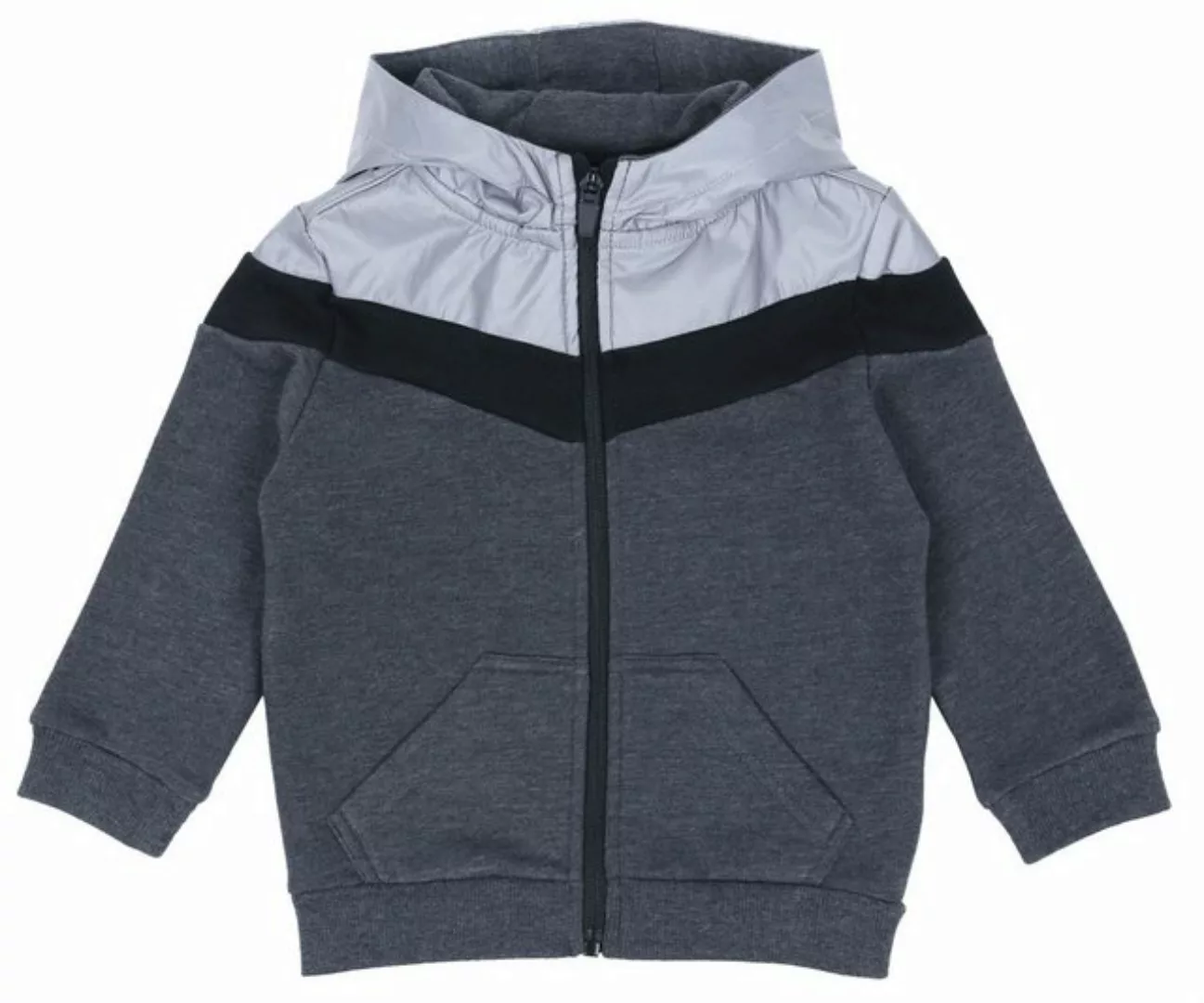 Sarcia.eu Kapuzensweatshirt Graue Jacke mit rückstrahlendem Oberteil 4-5 Ja günstig online kaufen