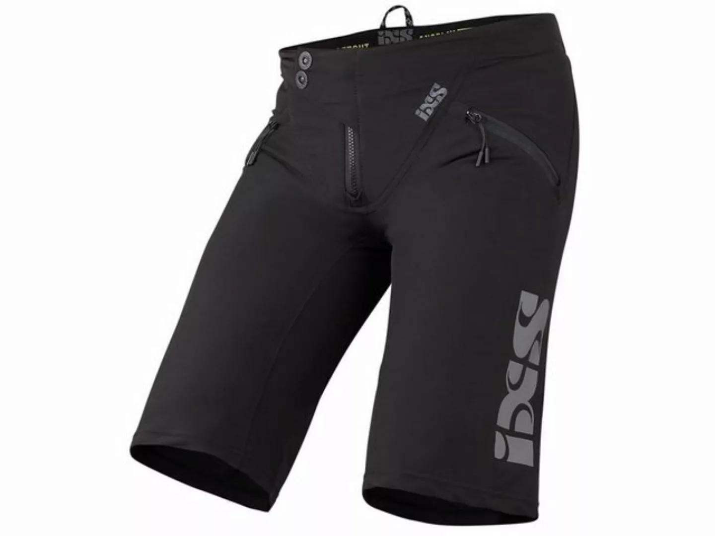 IXS Fahrradhose Trigger Shorts - Schwarz/Graphit günstig online kaufen