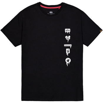 Alpha Industries  T-Shirts & Poloshirts Freedom T-Shirt - black günstig online kaufen