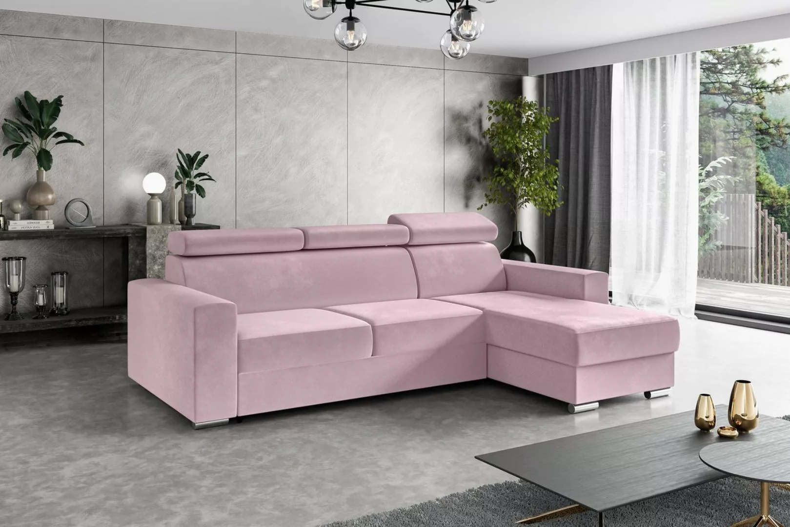 ALTDECOR Ecksofa FIX, Couch mit Schlaffunktion, Wohnzimmer - Wohnlandschaft günstig online kaufen