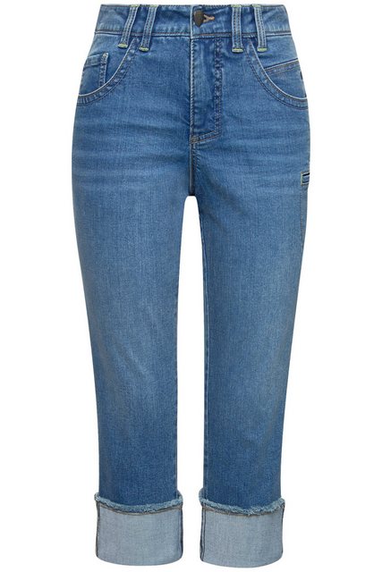 Laurasøn 5-Pocket-Jeans Jeans Straight Fit 5-Pocket Saum Umschlag günstig online kaufen