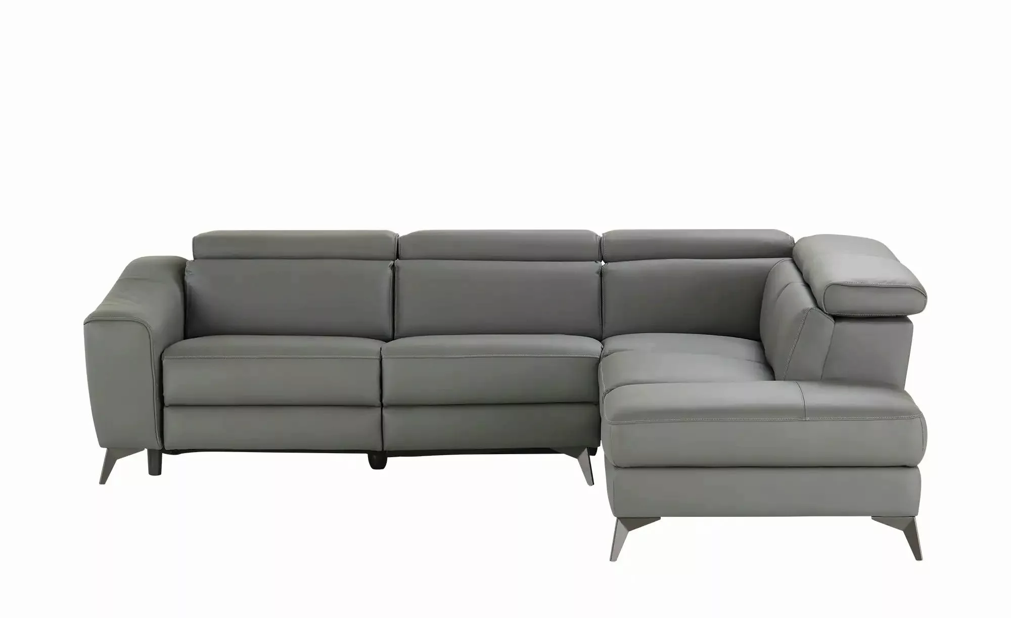 uno Ecksofa mit elektrischer Relaxfunktion Art ¦ grau ¦ Maße (cm): B: 271 H günstig online kaufen