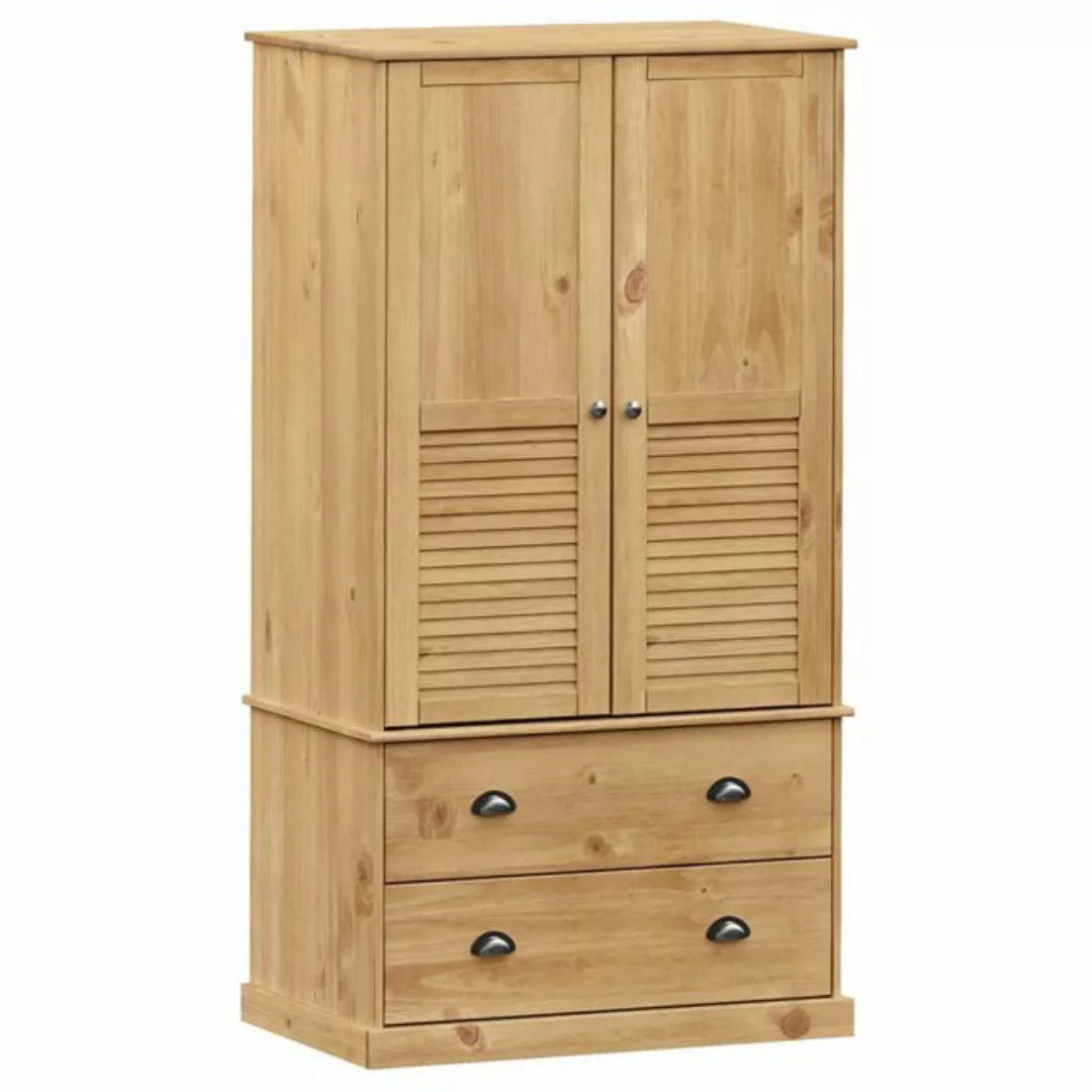 vidaXL Kleiderschrank Kleiderschrank VIGO 90x55x176 cm Massivholz Kiefer günstig online kaufen